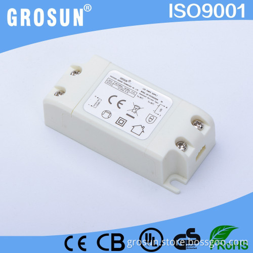 World Popular Constant Current 12-24V 300mA Led Transformer Indoor Led Driver with Plastic Case for Flat Lights